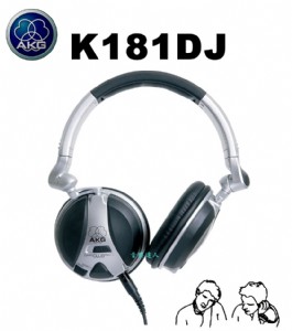 超重低音頂級DJ專業耳機~全新AKG K181DJ 可折
